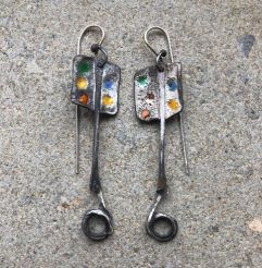 Lockdown Light dangler earrings